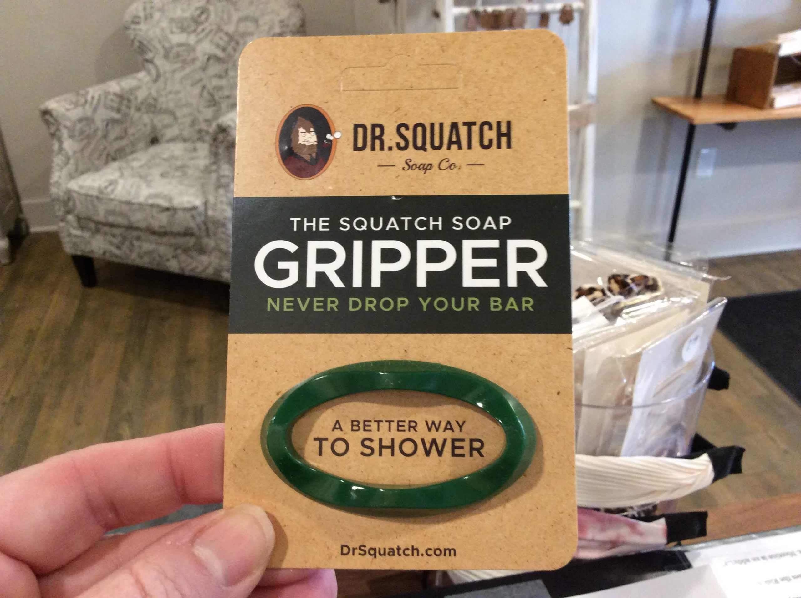 Soap gripper-dr squatch - She Shed He Shed